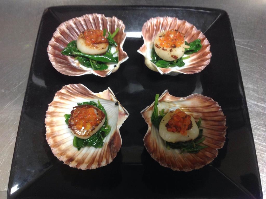 Zagame'S House Hotel Melbourne Exterior photo Scallops with caviar